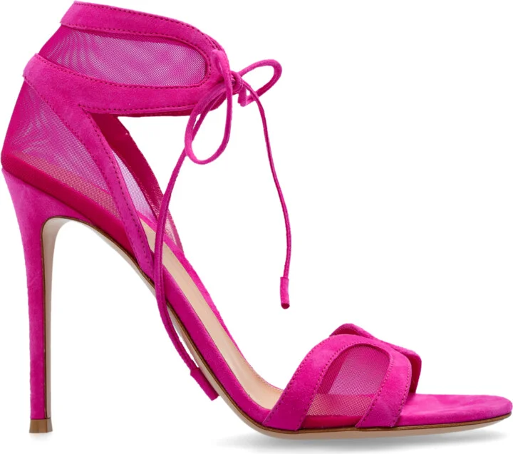 Falene Heeled Sandals, , - Pink
