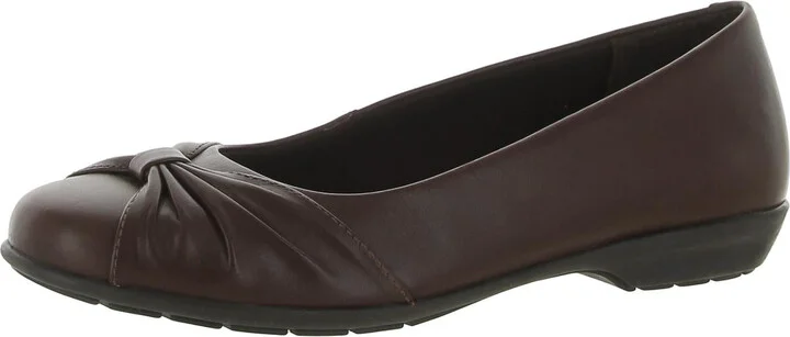 Fall Womens Leather Slip On Loafers