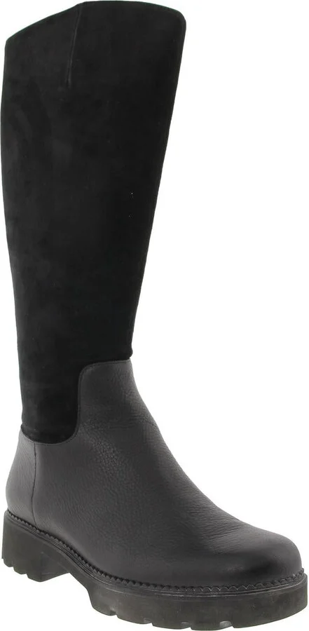 Fallbrook Womens Stretch Suede Knee-High Boots