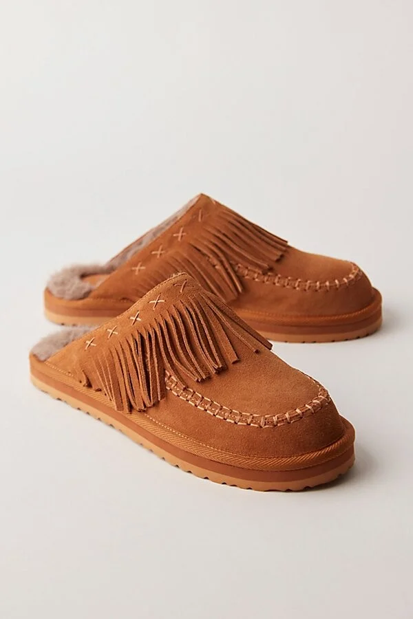 Fallon Fringe Mules - Image 2