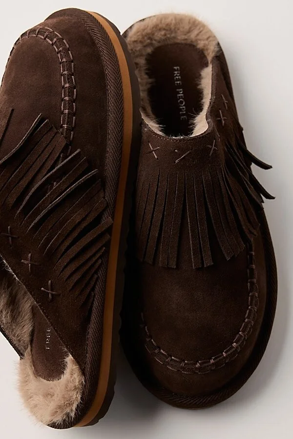 Fallon Fringe Mules - Image 3