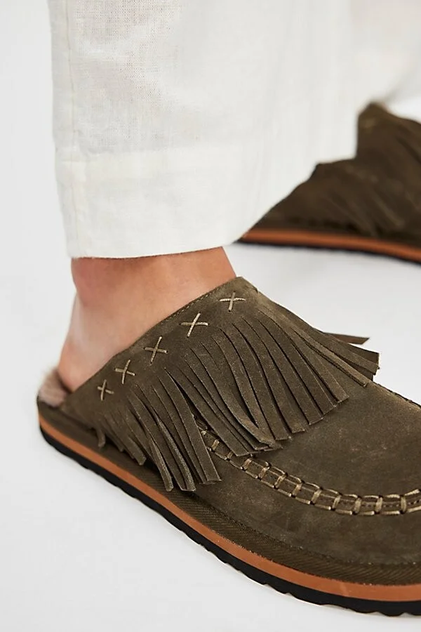 Fallon Fringe Mules - Image 3