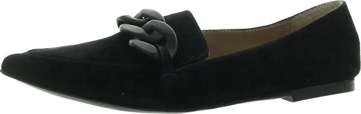 Famed Womens Textured Embellished Loafers