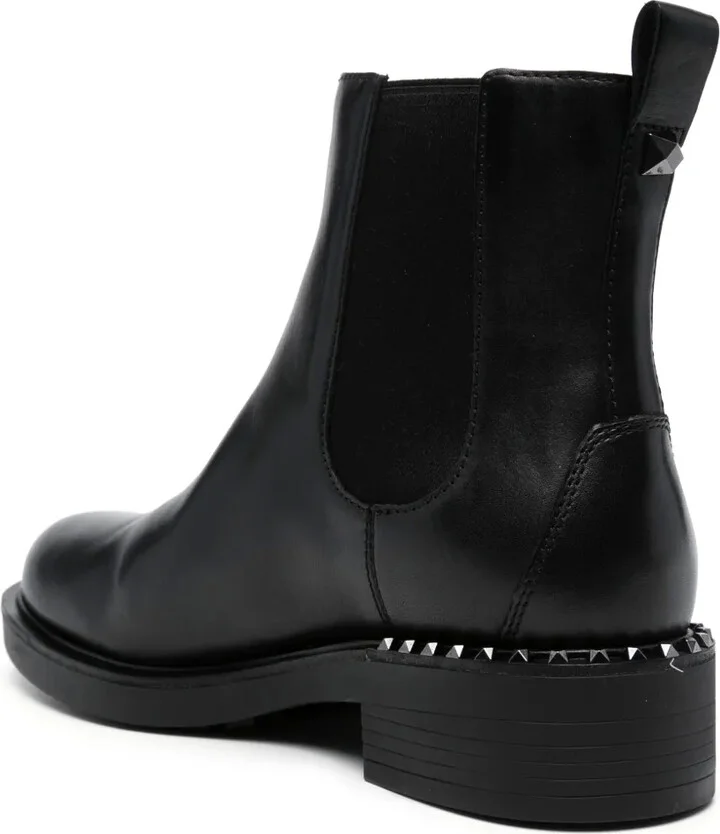 Fancy 60mm Rockstud-detail leather boots - Image 3