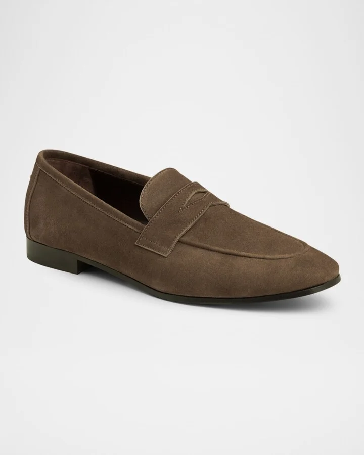 Fandango Suede Penny Loafers - Image 6