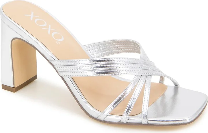 Fanny Crossover Strap Slide Sandal