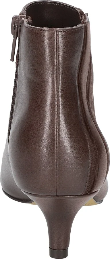 Faraday Pointed Toe Kitten Heel Bootie - Image 2