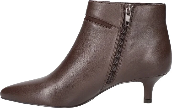 Faraday Pointed Toe Kitten Heel Bootie - Image 7