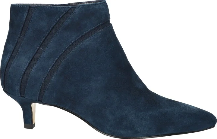 Faraday Pointed Toe Kitten Heel Bootie - Image 3