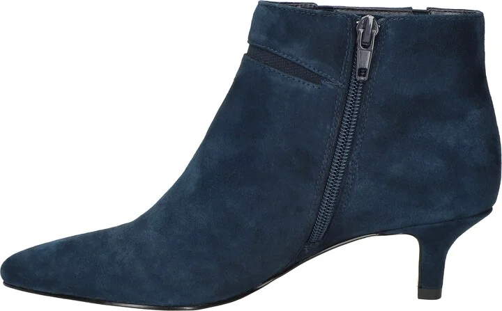 Faraday Pointed Toe Kitten Heel Bootie - Image 7