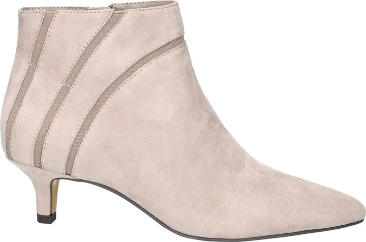 Faraday Pointed Toe Kitten Heel Bootie - Image 2
