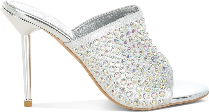 Farasha Rhinestone Pump Sandal - Image 10
