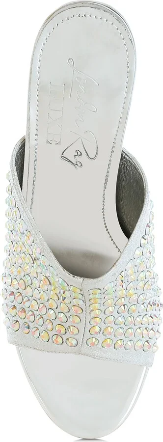Farasha Rhinestone Pump Sandal - Image 11