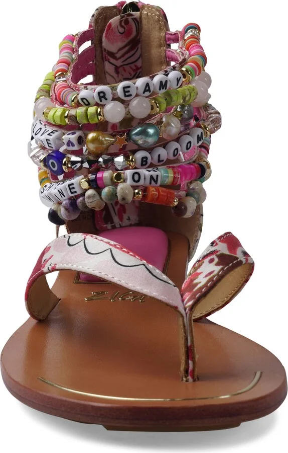 Farina Beaded Ankle Cuff Sandal - Image 4