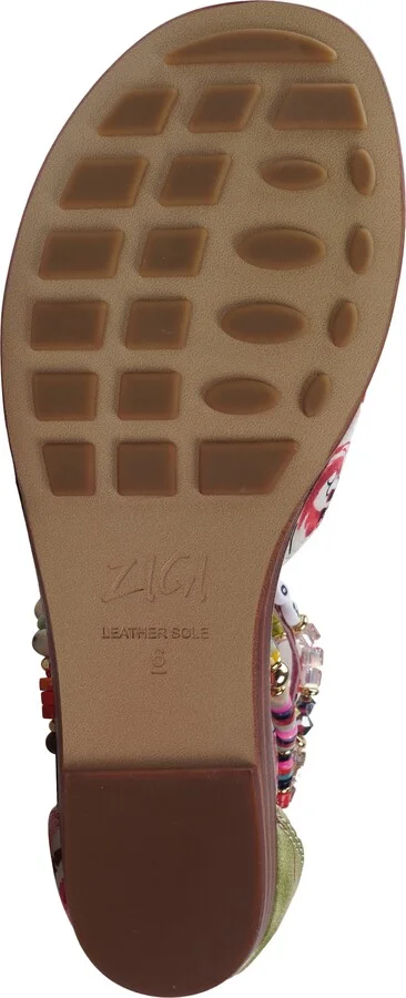 Farina Beaded Ankle Cuff Sandal - Image 6