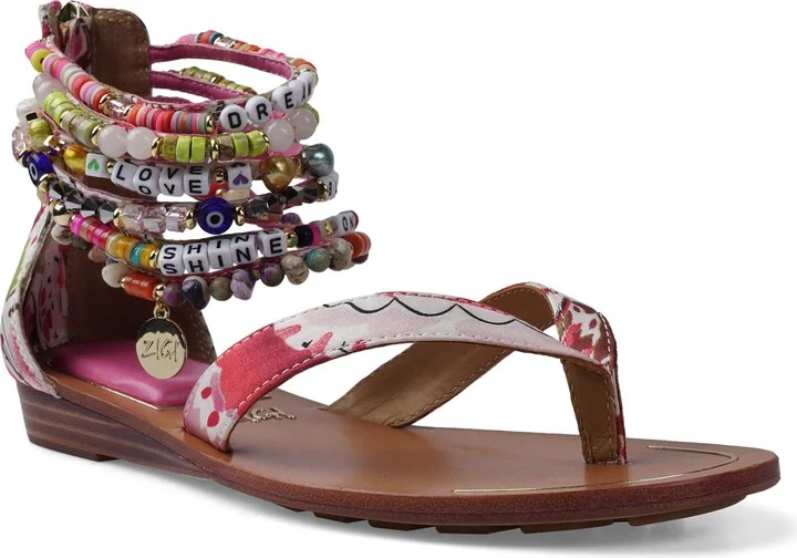 Farina Beaded Ankle Cuff Sandal