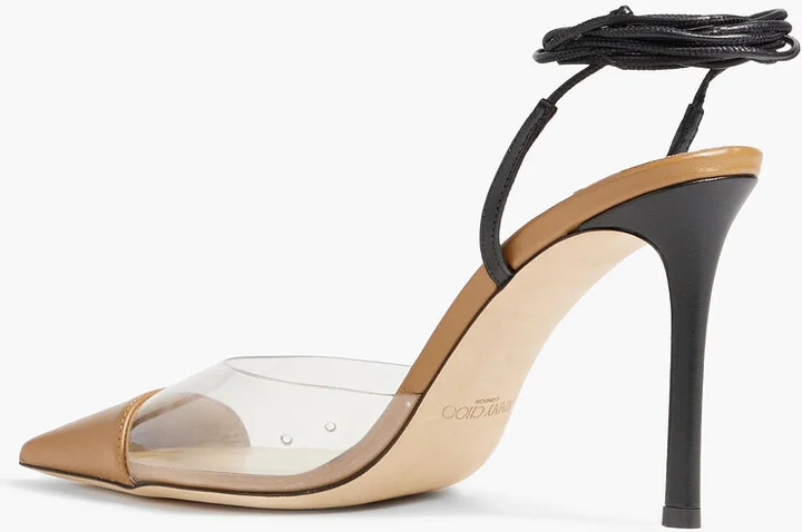 Farley 95 PVC and leather pumps - Image 3