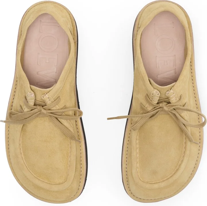 Faro lace up shoes in suede calfskin - Image 4