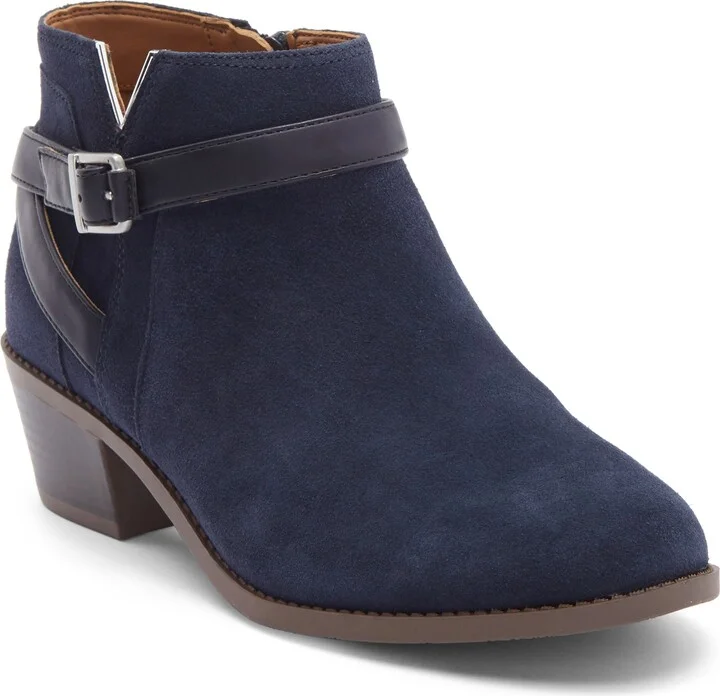 NAVY BLAZER SUEDE