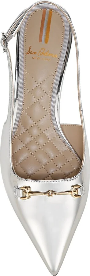 Farrah Kitten Heel Pointed Toe Slingback Pump - Image 6