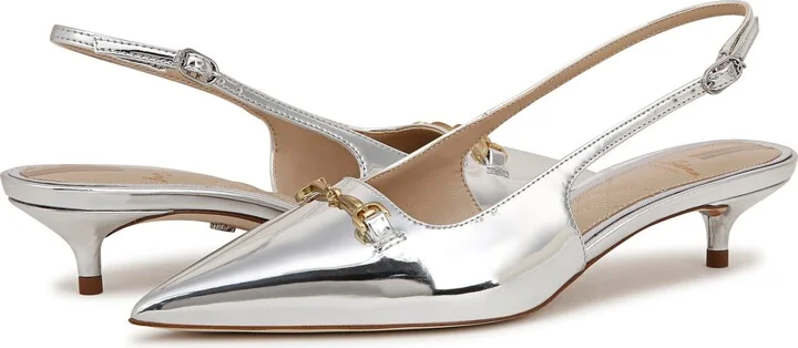 Farrah Kitten Heel Pointed Toe Slingback Pump - Image 9