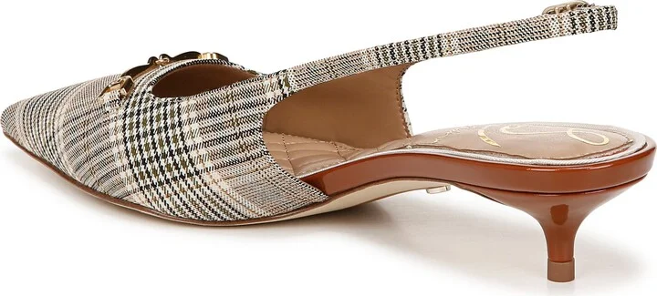 Farrah Kitten Heel Pointed Toe Slingback Pump - Image 2