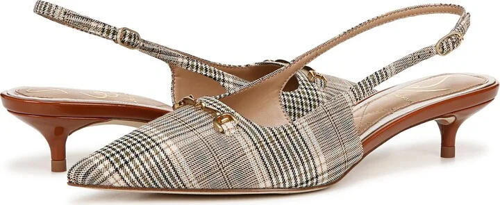 Farrah Kitten Heel Pointed Toe Slingback Pump - Image 9