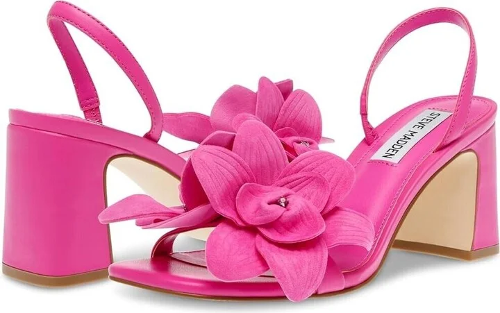 Farrie FARR06S1 Slingback Women's 7 Pink Block Heel Sandal ZPO1709