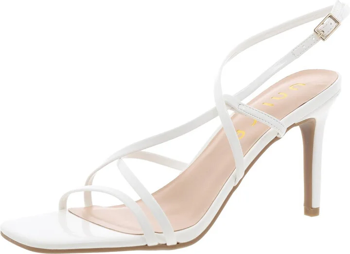 Farsi Womens Patent Ankle Strap Heels