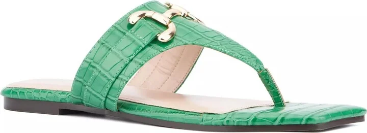 Kelly Green Croc Print