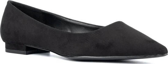 black faux suede