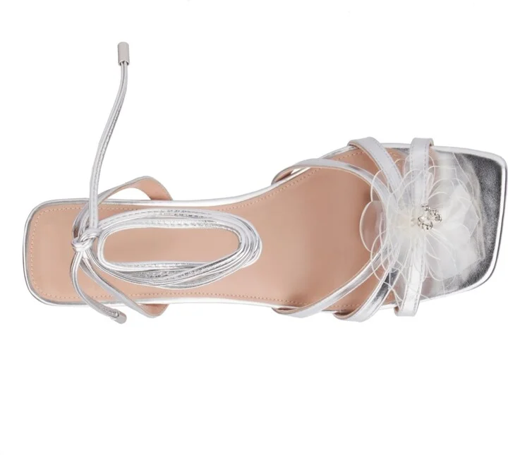 Fashion To Figure Women's Blossom Strappy Heel Sandal - Wide Width - Image 3