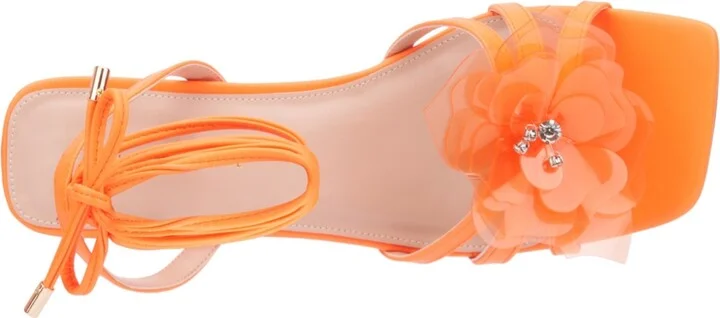 Fashion To Figure Women's Blossom Strappy Heel Sandal - Wide Width - Image 4