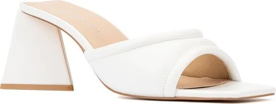 Fashion To Figure Women's Cammi Low-Mid Heels - Wide Width - , BLACK