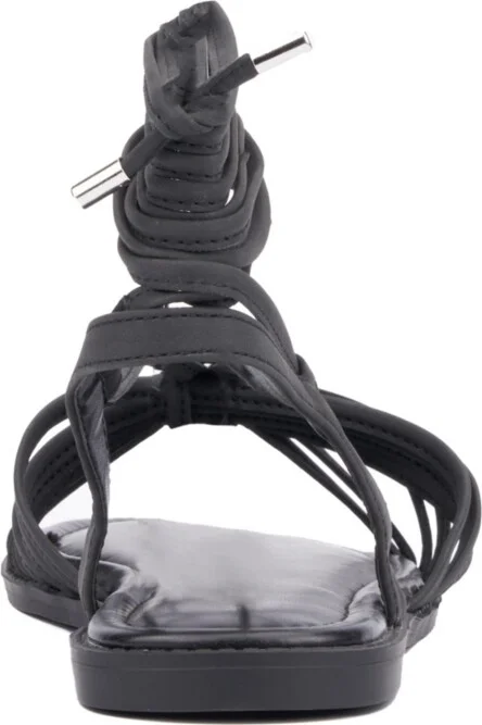 Fashion To Figure Women's Daria Strappy Flat Sandal - Wide Width - Image 2