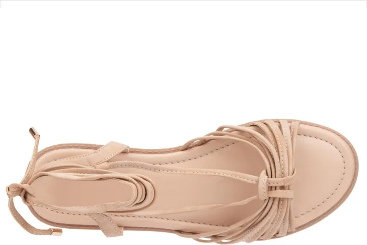 Fashion To Figure Women's Daria Strappy Flat Sandal - Wide Width - Image 5