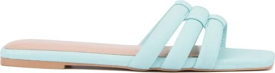 Fashion To Figure Women's Gaiana Flat Sandal - Wide Width - BLACK, - Image 3