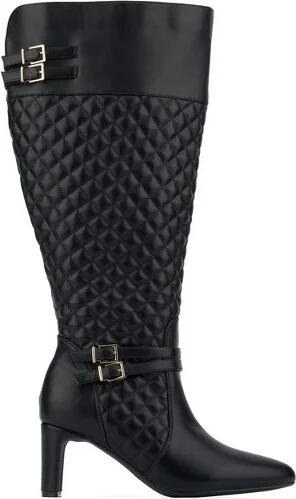 Fashion To Figure Women's Halen Knee High Boot - Wide Width - , COGNAC - Image 3