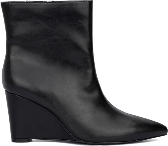 Fashion To Figure Women's Hayley Wedge Boot - Wide Width - , BLACK - Image 2