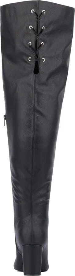 Fashion To Figure Women's Hayya Thigh High Boot - Wide Width - Image 3