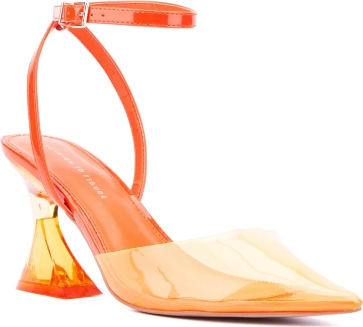 Fashion To Figure Women's Jacki Wide Width Heels Pumps