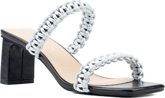 Fashion To Figure Women's Jess Low-Mid Heels - Wide Width - , NUDE