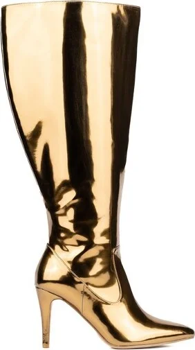 Fashion To Figure Women's Lisette Knee High Boot - Wide Width - , BLACK VELVET - Image 5