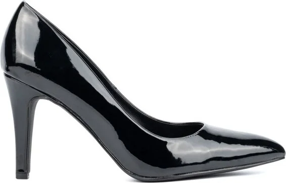 Fashion To Figure Women's Mona Pump - Wide Width - , BLACK PATENT - Image 2