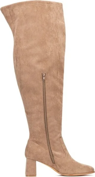 Fashion To Figure Women's Natalia Tall Boot - Wide Width - , TAUPE - Image 2