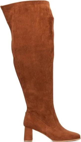 Fashion To Figure Women's Natalia Tall Boot - Wide Width - , TAUPE - Image 3