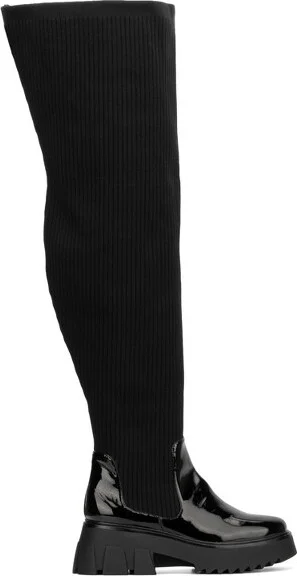 Fashion To Figure Women's Odelia - Lug Sole - Wide Width - , BLACK - Image 2