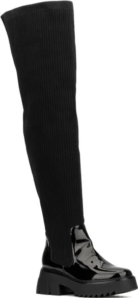 Fashion To Figure Women's Odelia - Lug Sole - Wide Width - , BLACK