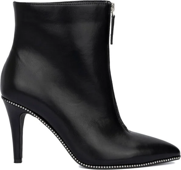 Fashion To Figure Women's Rider Bootie - Wide Width - , BLACK - Image 2