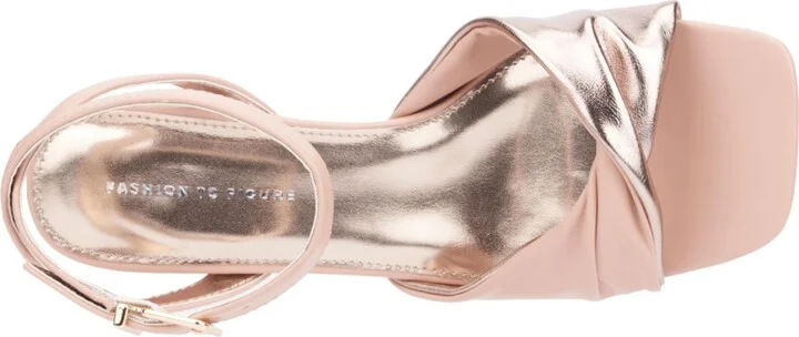 Fashion To Figure Women's Shila Heel Sandal - Wide Width - Image 2